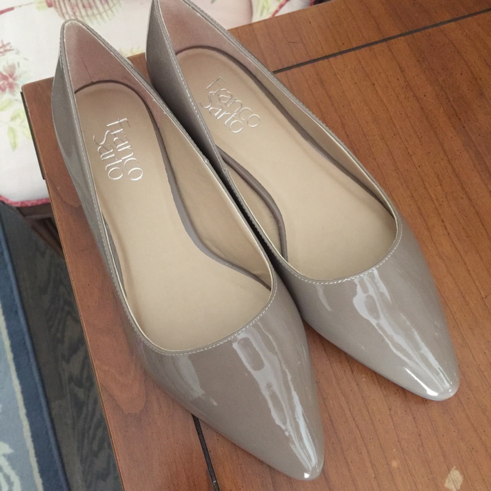 NWOT Franco Sarto patent flats, never worn!
